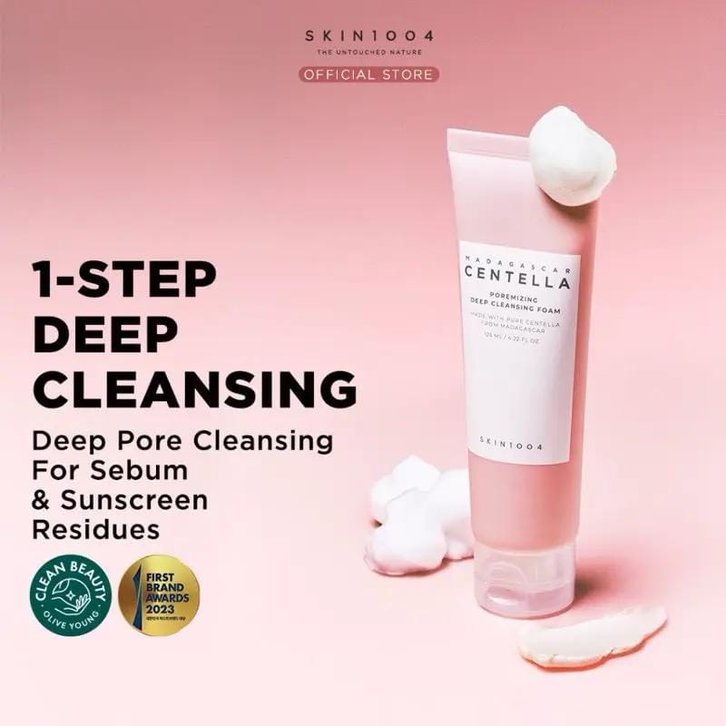 Poppy Gifts Skin Care SKIN1004 Madagascar Centella Poremizing Deep Cleansing Foam 125ml SKIN1004 Madagascar Centella Poremizing Deep Cleansing Foam 125ml