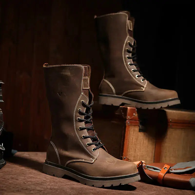 Men's Waterproof Leather Martin Boots | Hiking & Combat Boots – view 26