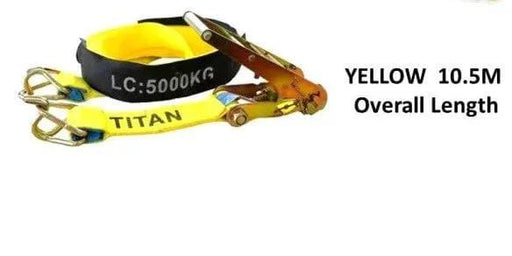 HES NZ LTD Tie-Downs Tiedown - 5T Titan Rat Yelow 10M Tiedown - 5T Titan Rat Yelow 10M | Action Outdoors NZ