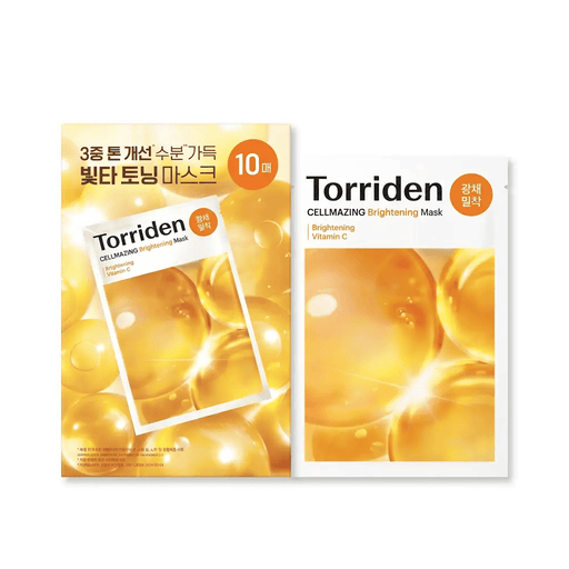 Poppy Gifts Skin Care Torriden Cellmazing Vita C Brightening Mask 10 Pack Torriden Cellmazing Vita C Brightening Mask 10 Pack