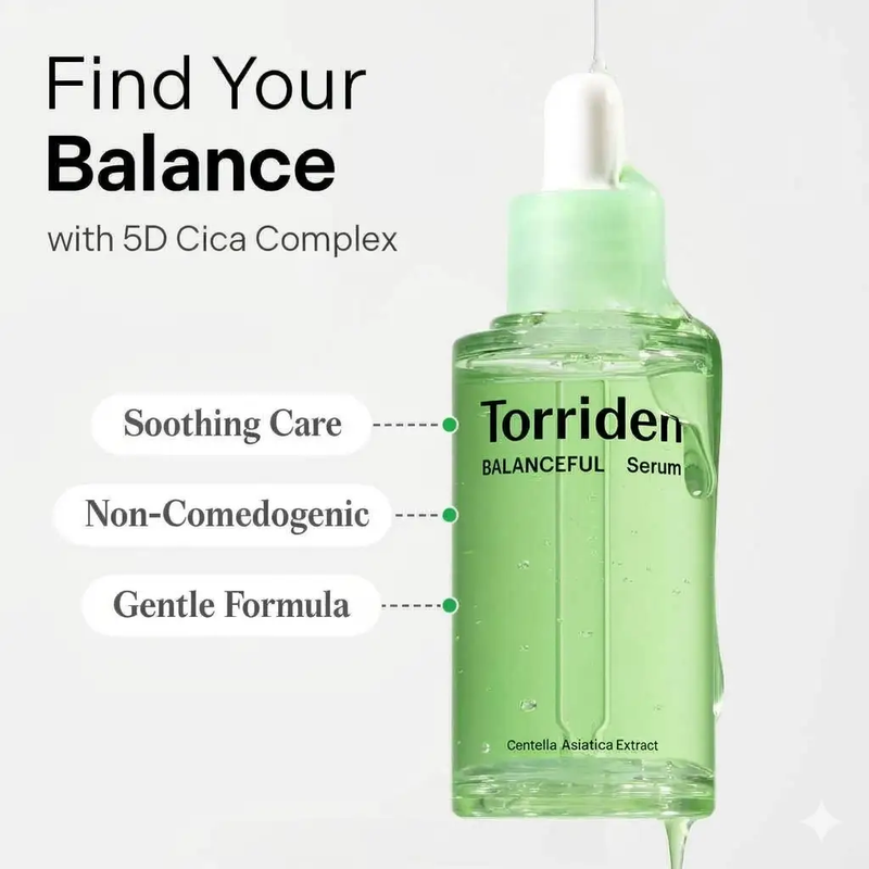 Poppy Gifts Skin Care Torriden Balanceful Cica Serum Torriden Balanceful Cica Serum