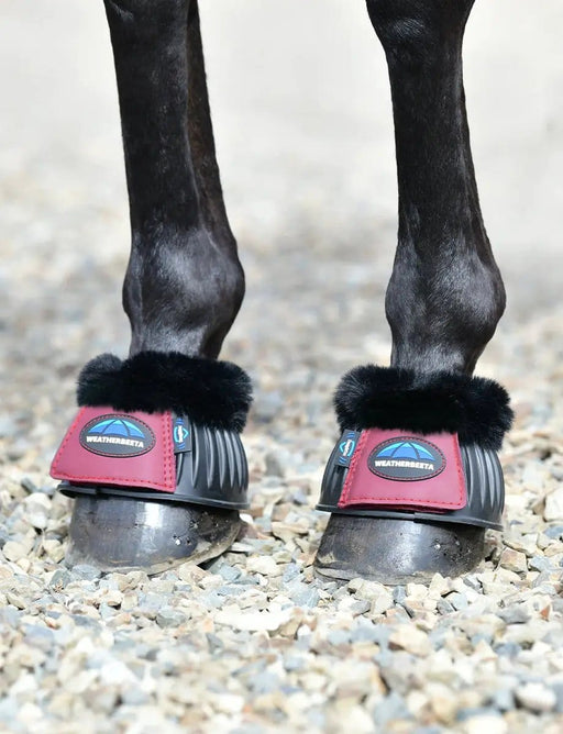 WeatherBeeta Bell boots WeatherBeeta Tough-Tec Prime Fleece Trim Rubber Bell Boots WeatherBeeta Tough-Tec Prime Fleece Trim Rubber Bell Boots