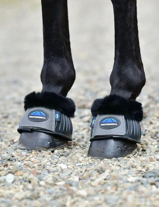 WeatherBeeta Bell boots WeatherBeeta Tough-Tec Prime Fleece Trim Rubber Bell Boots WeatherBeeta Tough-Tec Prime Fleece Trim Rubber Bell Boots