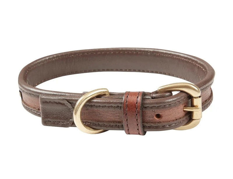 WeatherBeeta Clearance WeatherBeeta Two Toned Leather Dog Collar WeatherBeeta Two Toned Leather Dog Collar