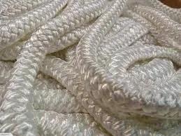 Vet rope 22mm Sold by the Meter - Solid White – view 2