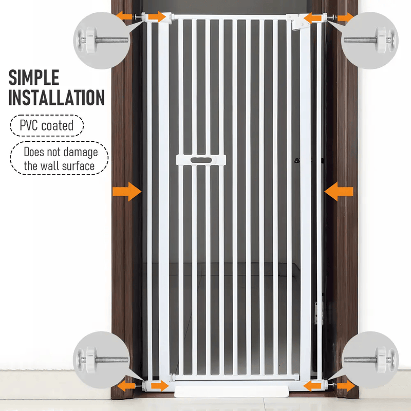 Extra Tall 150cm Pet Security Gate Safety Guard Adjustable – view 4