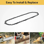 16'' Chainsaw Chain Blade Saw Replace Semi Chisel – view 4