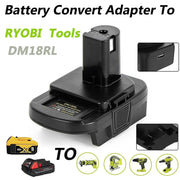 DEWALT Milwaukee to RYOBI Battery Adapter Converter – view 5