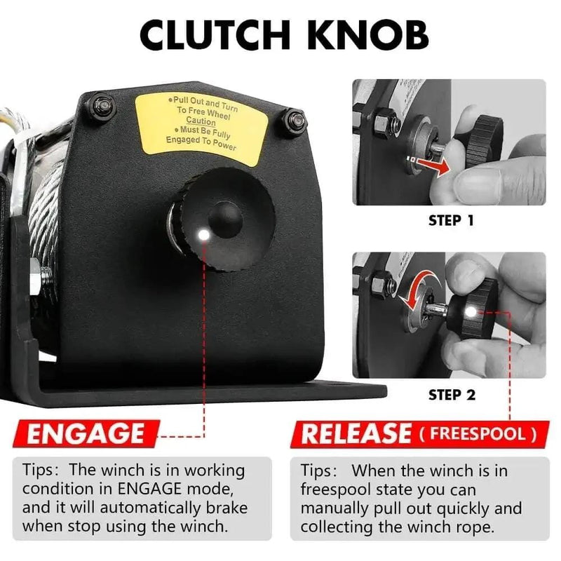 salelink.co.nz X-BULL X-BULL Electric Winch 3000LBs X-BULL Electric Winch 3000LBs | Action Outdoors NZ