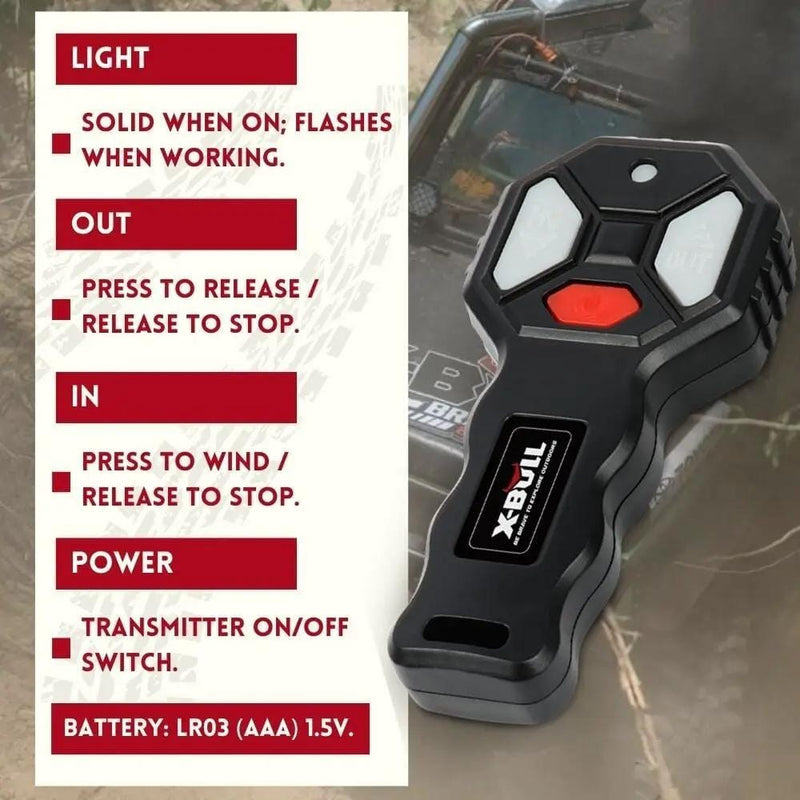 salelink.co.nz X-BULL X-BULL Electric Winch 3000LBs X-BULL Electric Winch 3000LBs | Action Outdoors NZ