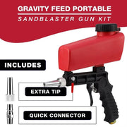 Sandblasting Gun Rust Removal Sand Blaster – view 7