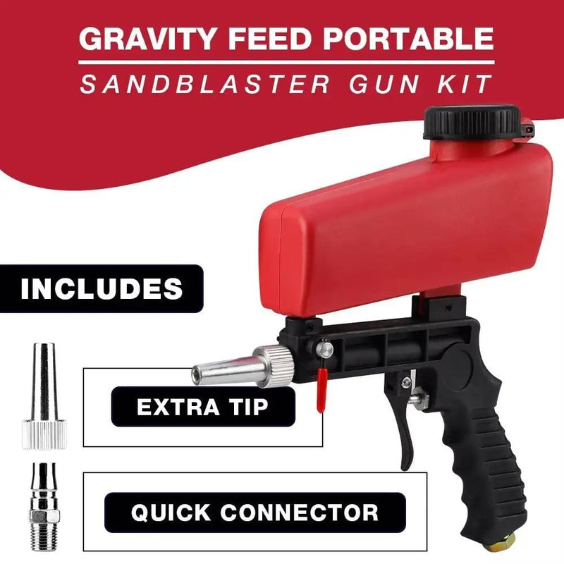 Sandblasting Gun Rust Removal Sand Blaster – view 7