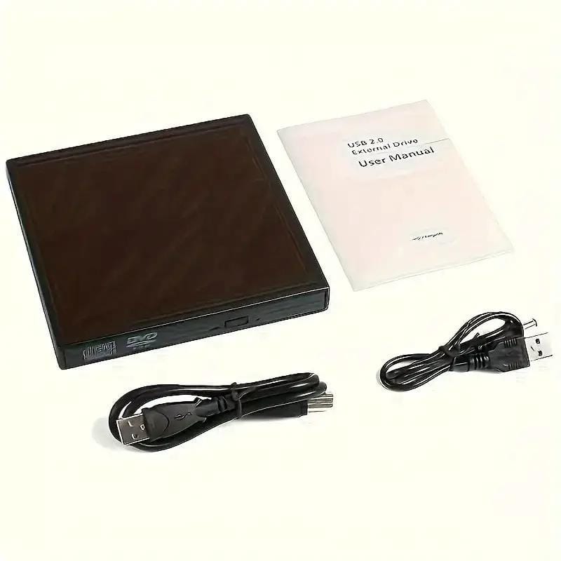 USB External CD DVD ROM Writer Burner Player Drive PC Laptop for Windows Mac – view 7