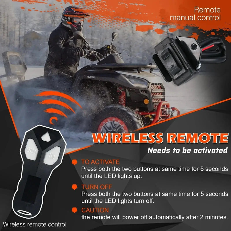 salelink.co.nz X-BULL X-Bull Electric Winch 4500LBS X-Bull Electric Winch 4500LBS | Action Outdoors NZ