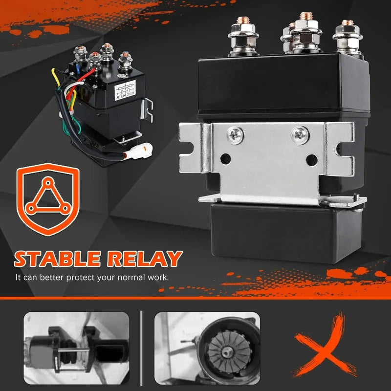 salelink.co.nz X-BULL X-Bull Electric Winch 4500LBS X-Bull Electric Winch 4500LBS | Action Outdoors NZ