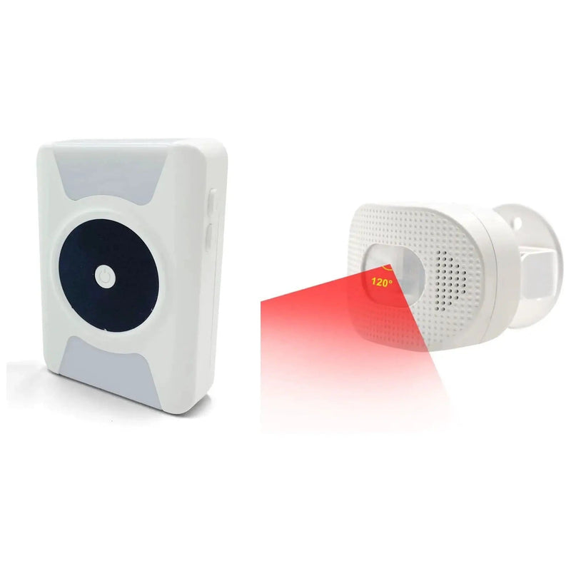 Deafquip Carer Alert Portable Vibrating/Flashing/Sound Pager with Wireless Motion Sensor Portable Vibrating/Flashing/Sound Pager with Wireless Motion Sensor