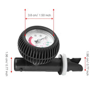 Habicare SS Inflatable Boat Air Pressure Gauge Inflatable Boat Air Pressure Gauge