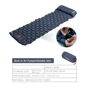 Inflatable Camping Mat with Pillow – Self-Inflating Mattress – view 12