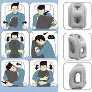 Habicare SS Inflatable Travel Neck Pillow with Chin Support Inflatable Travel Neck Pillow with Chin Support