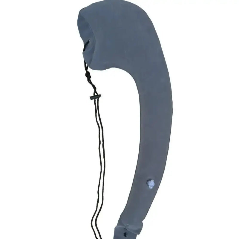 Inflatable Travel Side-Sleeping Neck Pillow (Grey & Blue) – view 9