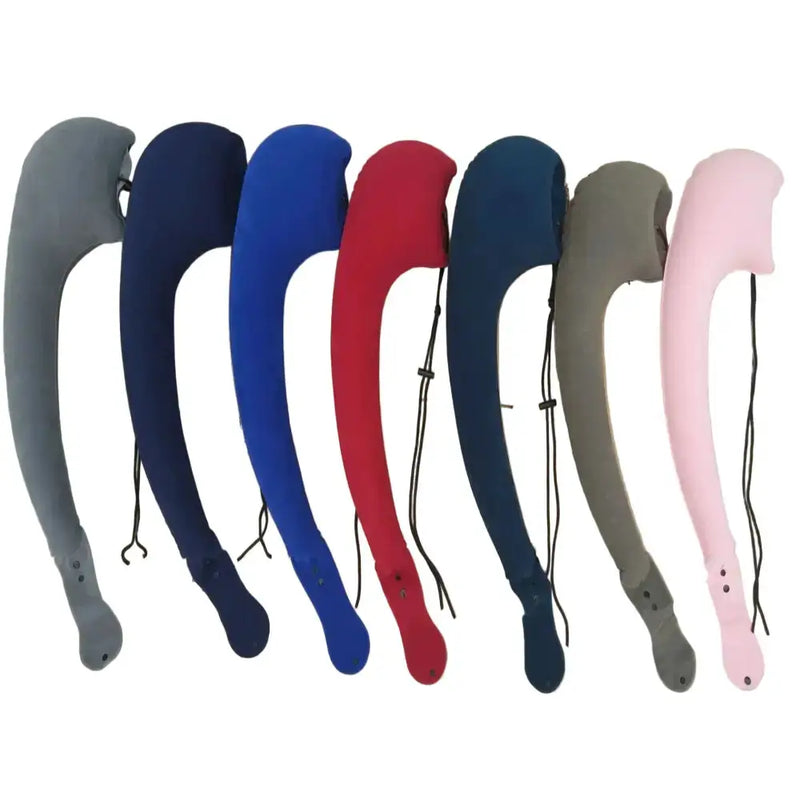 Inflatable Travel Side-Sleeping Neck Pillow (Grey & Blue) – view 6