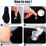 Habicare SS Inflatable Wedge Support Travel Pillow Inflatable Wedge Support Travel Pillow