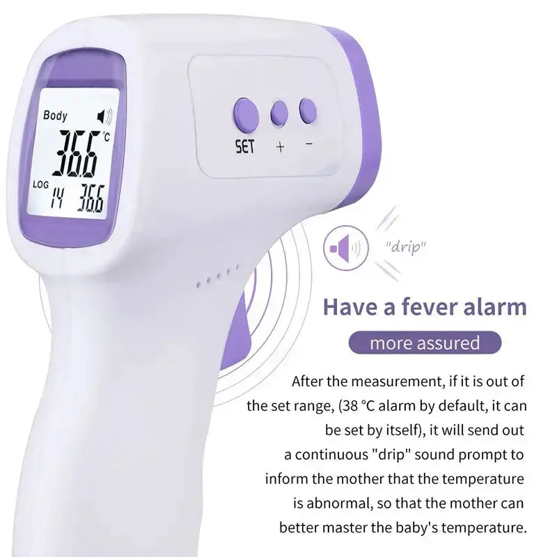 Habicare HBC Infrared Thermometer Habicare Non-Contact Digital IR Thermometer