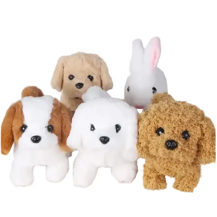 Interactive Electric Plush Corgi Dog Toy with Wagging Tail & Walking Action – view 1