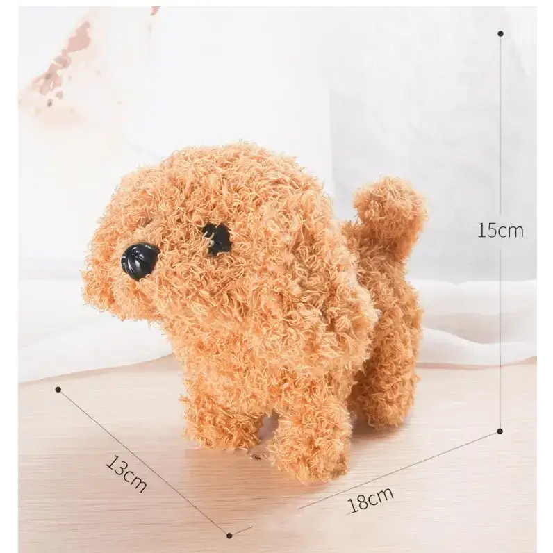 Interactive Electric Plush Corgi Dog Toy with Wagging Tail & Walking Action – view 5