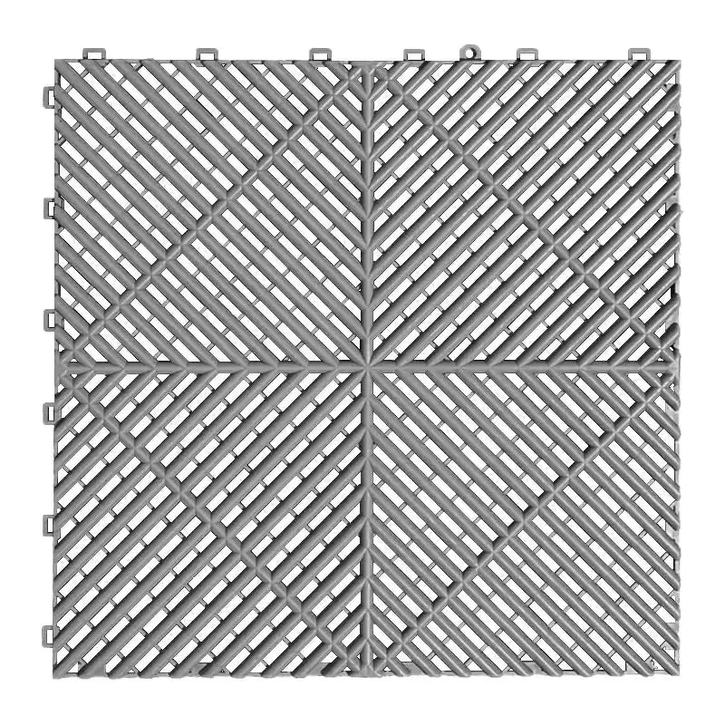 Interlocking Plastic Garage Flooring Tiles (Pack of 25 Tiles) – view 19