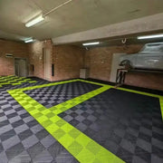 Interlocking Plastic Garage Flooring Tiles (Pack of 25 Tiles) – view 7