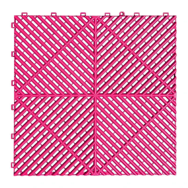 Interlocking Plastic Garage Flooring Tiles (Pack of 25 Tiles) – view 22