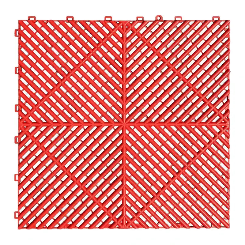 Interlocking Plastic Garage Flooring Tiles (Pack of 25 Tiles) – view 11