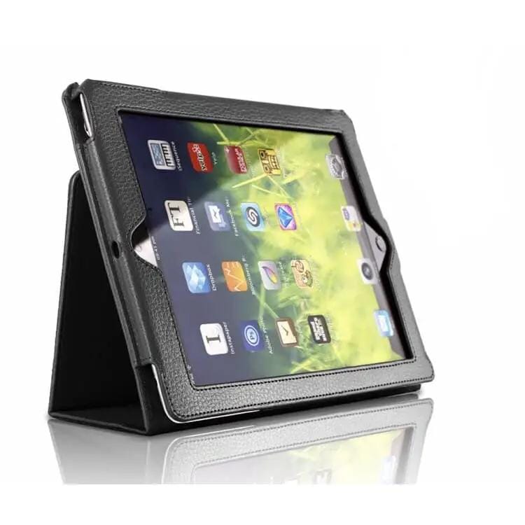 Full-Body Cover for iPad 2, iPad 3, iPad 4 - 9.7” (Black Synthetic) – view 1