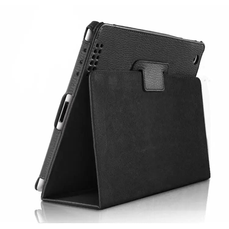 Full-Body Cover for iPad 2, iPad 3, iPad 4 - 9.7” (Black Synthetic) – view 2