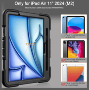 Rugged iPad Air 11" 2024 Case – Shockproof Cover Stand & Pencil Holder – view 6
