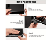 techplus iPad Air 5 case 10.9-Inch TechPlus iPad Air 5 Case 10 9 Inch Ultra Slim Stand