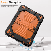iPad Air 5th Generation (10.9 Inch) Rugged Shockproof Case with Kickstand (Orange) – view 4