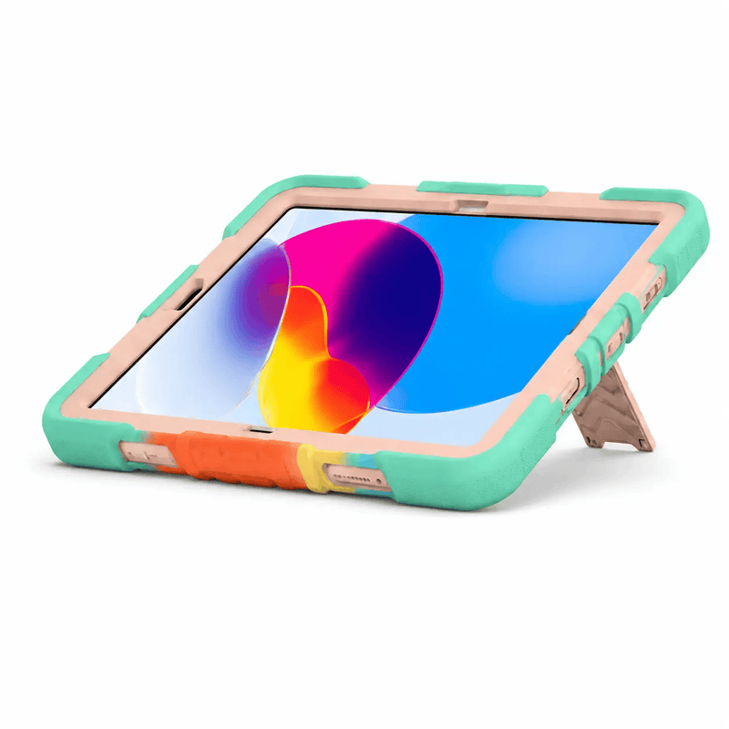 Apple iPad Air 11-Inch M2 Rugged Shockproof Case with Kickstand (Rainbow) – view 5