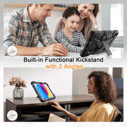 iPad Air 5th Generation (10.9 Inch) Rugged Shockproof Case with Kickstand – view 9