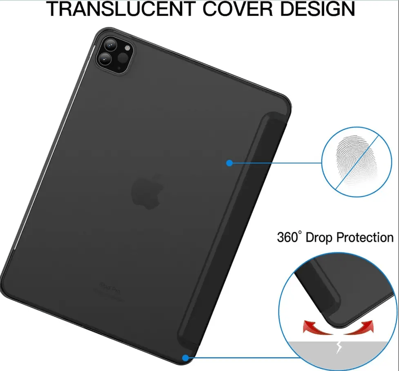 techplus iPad Pro 11 3rd Gen (2021) case iPad Pro 11 Case 3rd Gen Ultra Slim Trifold Stand