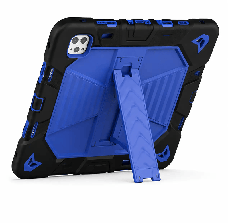 iPad Pro 11-Inch (M4) 2024 7th Gen Rugged Shockproof Case with Kickstand (Blue) – view 2