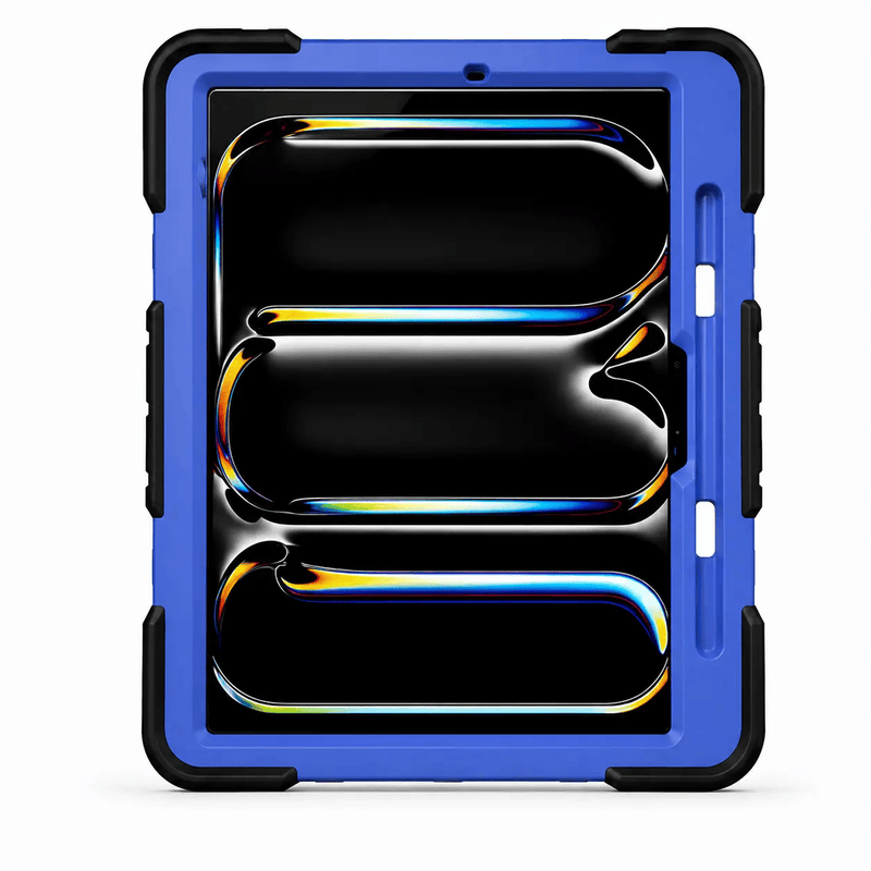iPad Pro 11-Inch (M4) 2024 7th Gen Rugged Shockproof Case with Kickstand (Blue) – view 6