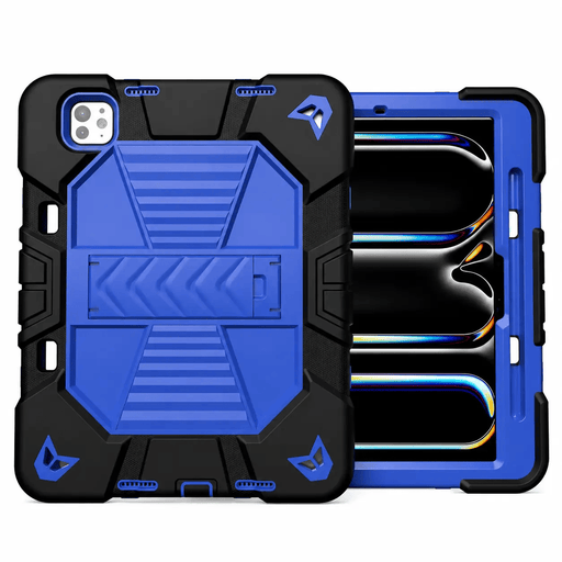 iPad Pro 13-Inch (M4) 2024 Rugged Shockproof Case with Kickstand (Blue) – view 1