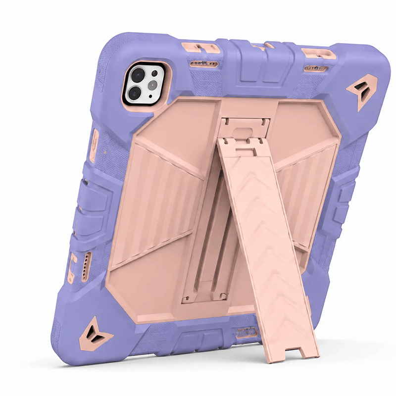 iPad Pro 11-Inch (M4) 2024 7th Gen Rugged Shockproof Case with Kickstand (Pink) – view 4