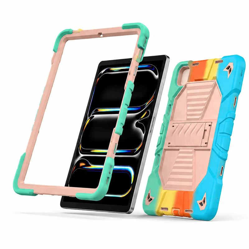 iPad Pro 11-Inch (M5) 2025 Rugged Shockproof Case with Kickstand (Rainbow) – view 4