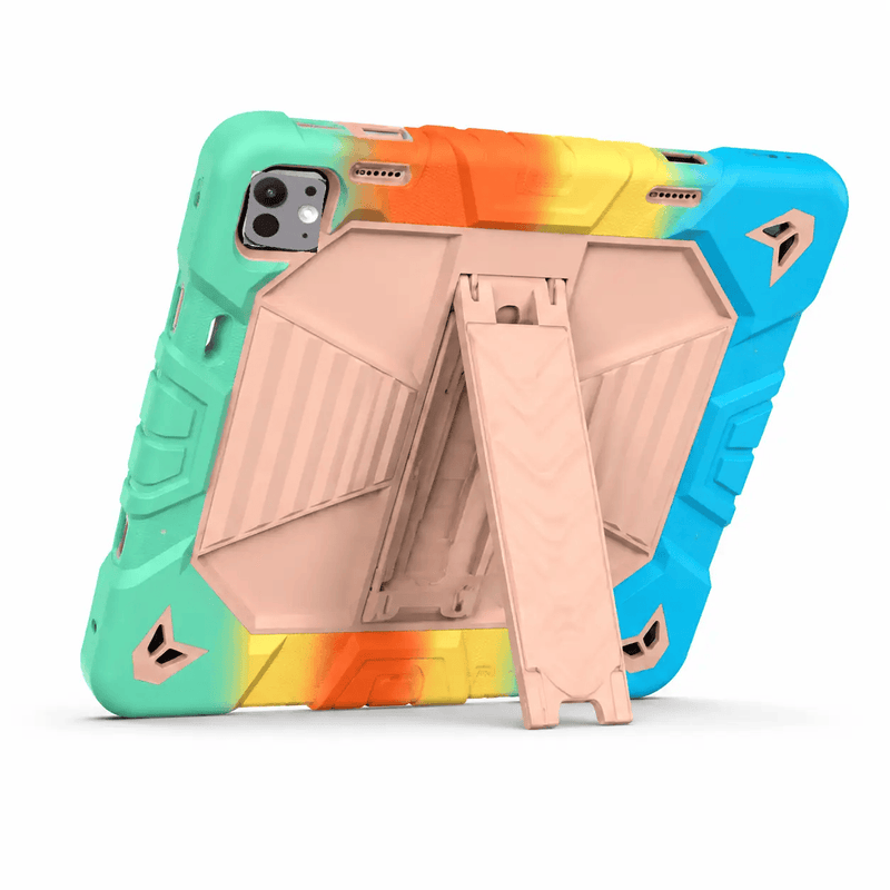 iPad Pro 11-Inch (M5) 2025 Rugged Shockproof Case with Kickstand (Rainbow) – view 5
