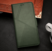 Samsung Galaxy S24 Plus Flip Wallet Case Cowhide Dot Pattern – view 6
