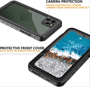 techplus iPhone 11 Pro Max Waterproof Case Redpepper Full Protective Cover Redpepper IPhone 11 Pro Max Waterproof Case