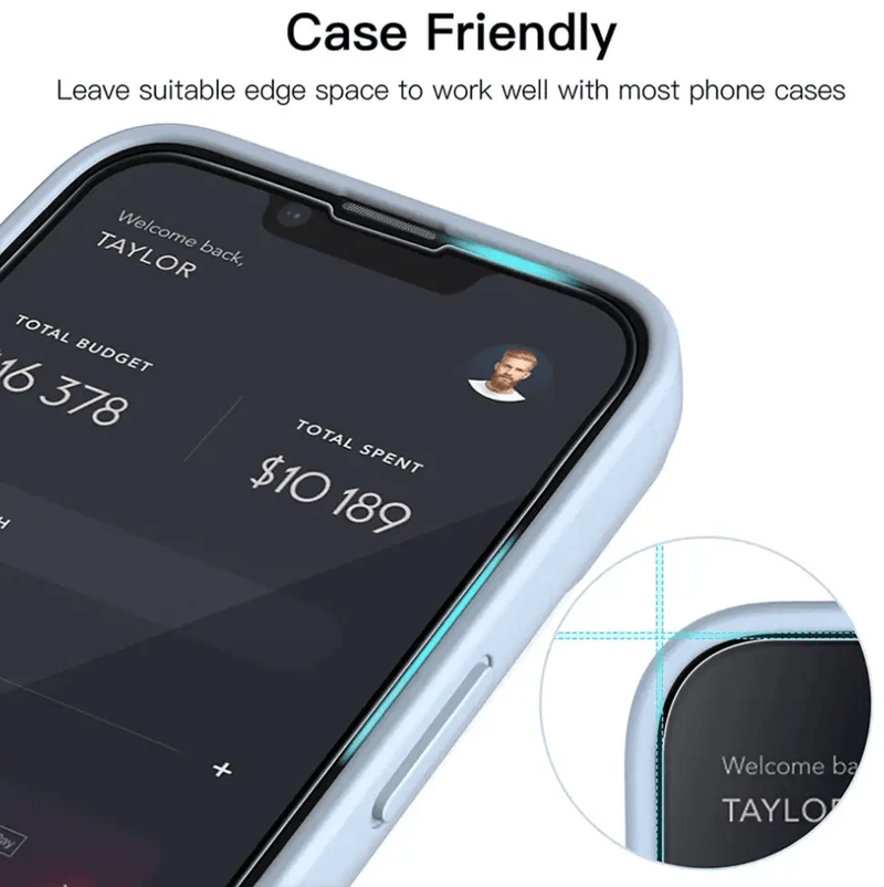 techplus iPhone 13 Pro Glass Screen Protector (2 pack) TechPlus IPhone 13 Pro Tempered Glass Screen Protector